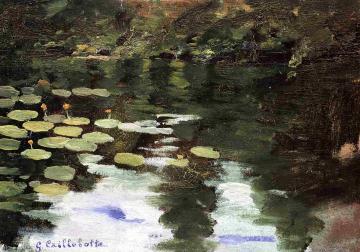 Yerres, On The Pond, Water Lilies Artwork by Gustave Caillebotte