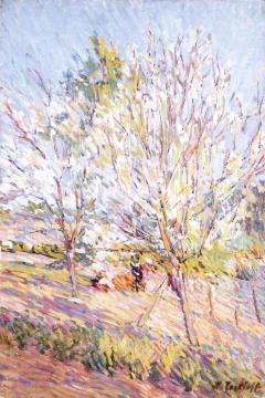 Spring in the Chevreuse Valley Artwork by Nicolas Tarkhoff