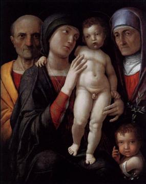 The Holy Family Artwork by Andrea Mantegna