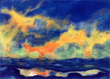 Autumn Sky At Sea Artwork by Emil Nolde