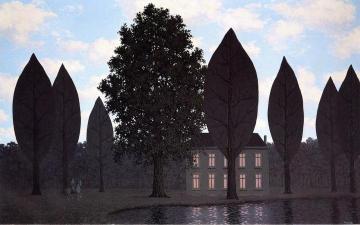 Les barricades mystérieuses Artwork by Rene Magritte