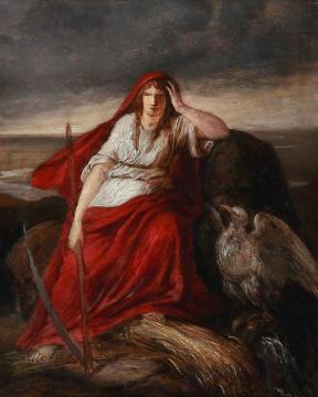 Mother Poland (moder Polen) (preliminary Study) Artwork by Elisabeth Jerichau-Baumann