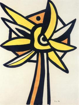 Sunflower Artwork by Fernand Léger