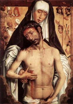 The Virgin Showing The Man Of Sorrows Artwork by Hans Memling