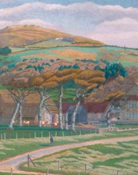 Morning Landscape, Isle of Wight Artwork by Charles Ginner