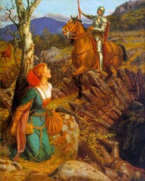 Overthrowing of the Rusty Knight Artwork by Arthur Hughes