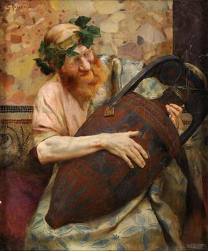 Antique Masterpiece Artwork by Georges Antoine Rochegrosse