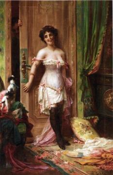 Anticipation Artwork by Hans Zatzka
