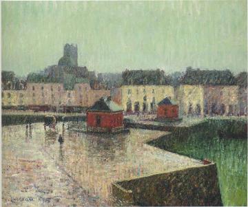 Port at Dieppe Artwork by Gustave Loiseau