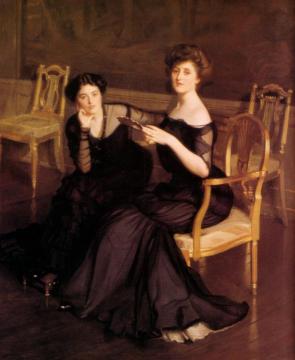 The Sisters Artwork by William Mcgregor Paxton