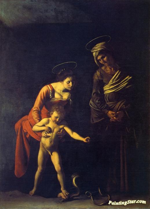 Madonna dei Palafrenieri Artwork by Caravaggio