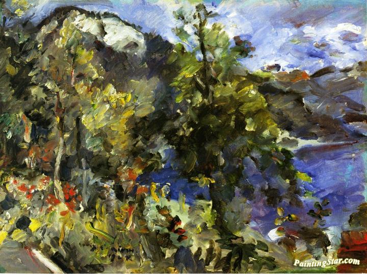The Jochberg and the Walchensee Artwork by Lovis Corinth