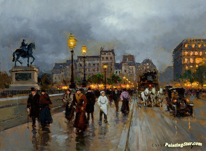 Pont-Neuf Artwork by Edouard Léon Cortes