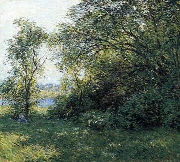 The Bower Artwork by Willard Leroy Metcalf