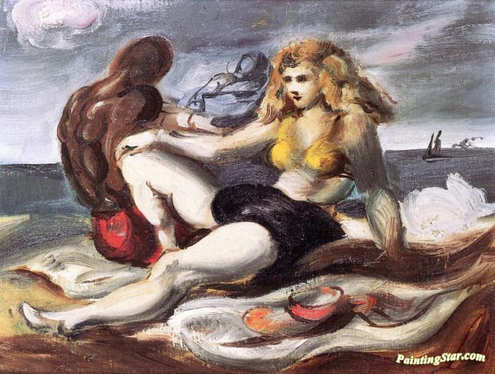 On The Beach Artwork by Reginald Marsh