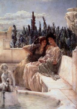 Whispering Noon Artwork by Sir Lawrence Alma Tadema