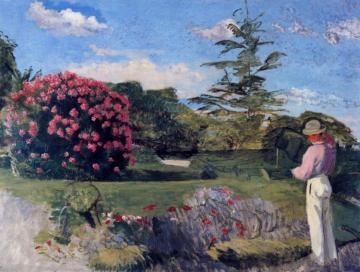 The Little Gardener Artwork by Jean Frederic Bazille