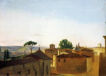 View on the Quirinal Hill, Rome Artwork by Simon Denis