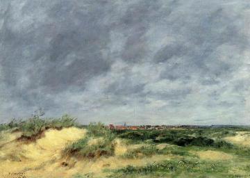 The Berck Dunes Artwork by Eugène-Louis Boudin