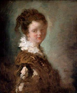 Young Woman Artwork by Jean Honore Fragonard