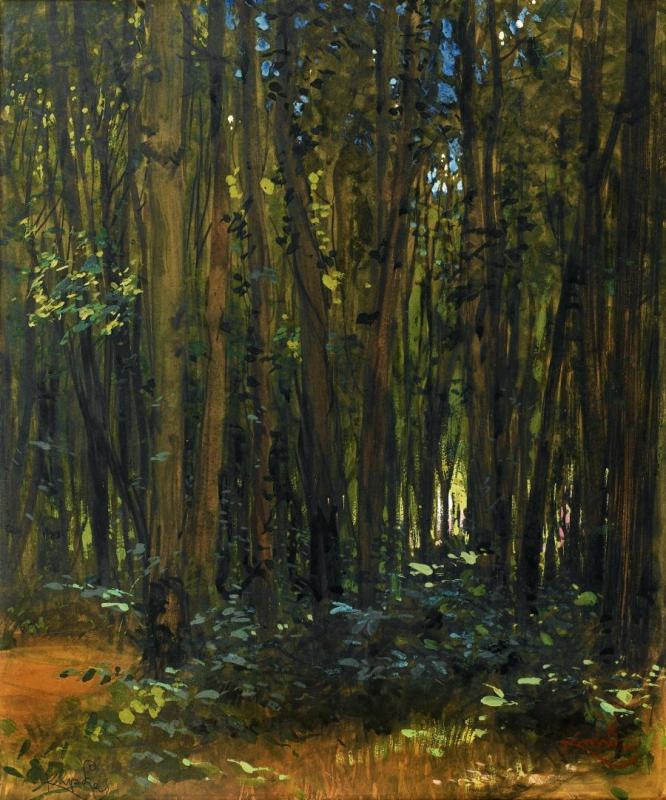 The Woods, 1907 Artwork by Frantisek Kupka