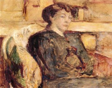 Portrait of Madame Hessel Artwork by Edouard Vuillard
