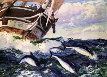Horse Mackerel Artwork by Gifford Beal