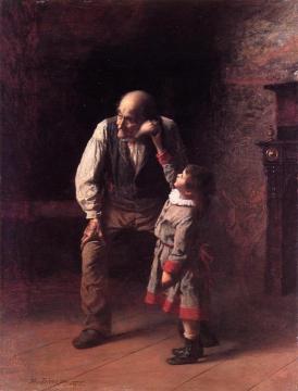 What the Shell Says Artwork by Eastman Johnson