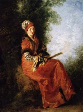 The Dreamer Artwork by Jean-Antoine Watteau