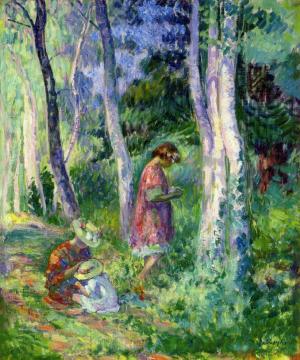 In the Forest, the Harvest Artwork by Henri Lebasque
