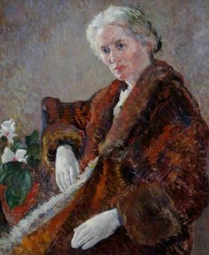 Portrait of the Artist's Wife Artwork by James Bolivar Manson