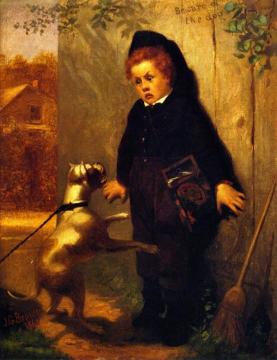Beware of the Dogs Artwork by John George Brown