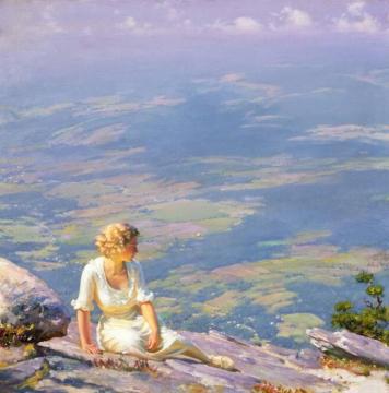 Sunshine And Haze Artwork by Charles Courtney Curran