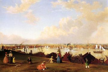 View of Baltimore Artwork by Fitz Hugh Lane