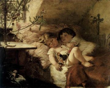 Christmas Morning Artwork by Agathe Rostel