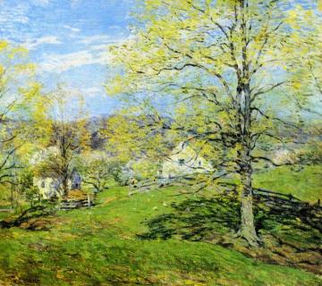 The Breath Of Spring Artwork by Willard Leroy Metcalf