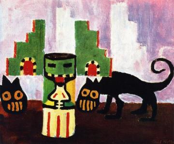 Exotic Figures Artwork by Emil Nolde