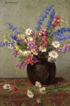 July Flowers Artwork by Gari Melchers