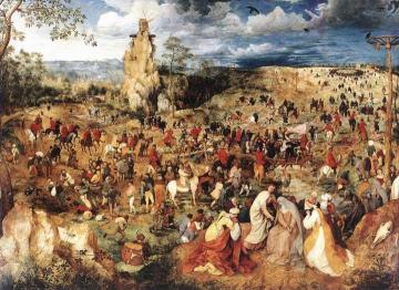Christ Carrying the Cross Artwork by Pieter Bruegel the Elder