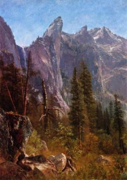 Lost Arrow, Yosemite Valley Artwork by Albert Bierstadt