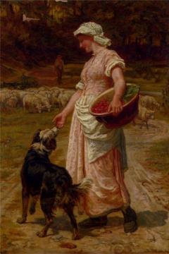 Love Me Love My Dog Artwork by Frederick Morgan
