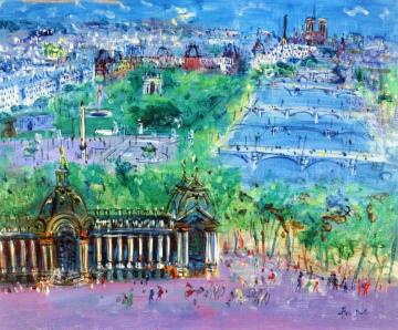 Le Petit Palais Artwork by Jean Dufy