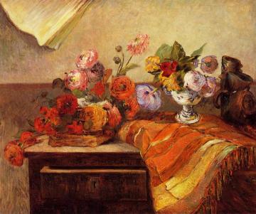 Pots and Bouquets Artwork by Paul Gauguin