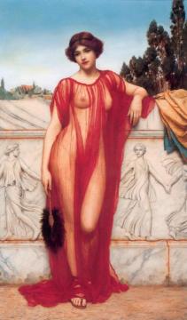 Athenais Artwork by John William Godward