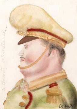 The General Artwork by Fernando Botero
