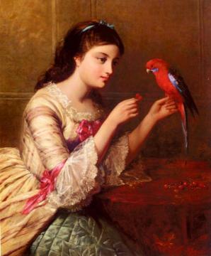 An Attentive Friend Artwork by Edward John Cobbett