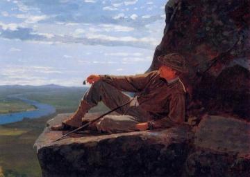 Mountain Climber Resting Artwork by Winslow Homer
