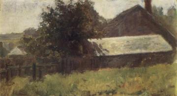 A Barn in Tarusa Artwork by Nikolai Krymov