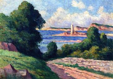 The Estuary of the Trieux Artwork by Maximilien Luce