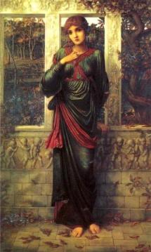 Falling Leaves Artwork by John Melhuish Strudwick